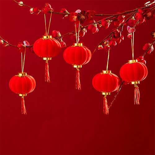 灯笼挂饰过新年小艾艾树上挂件