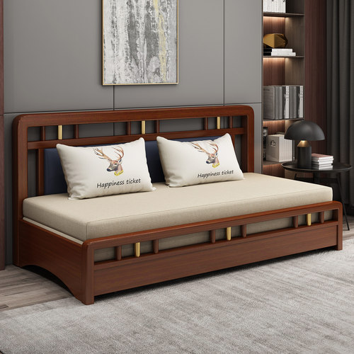 新中式小户型2025新款沙发床两用