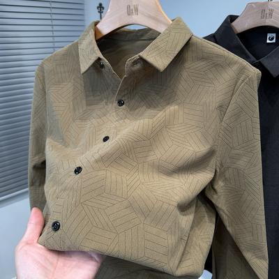 灯芯绒衬衫男长袖2025新款