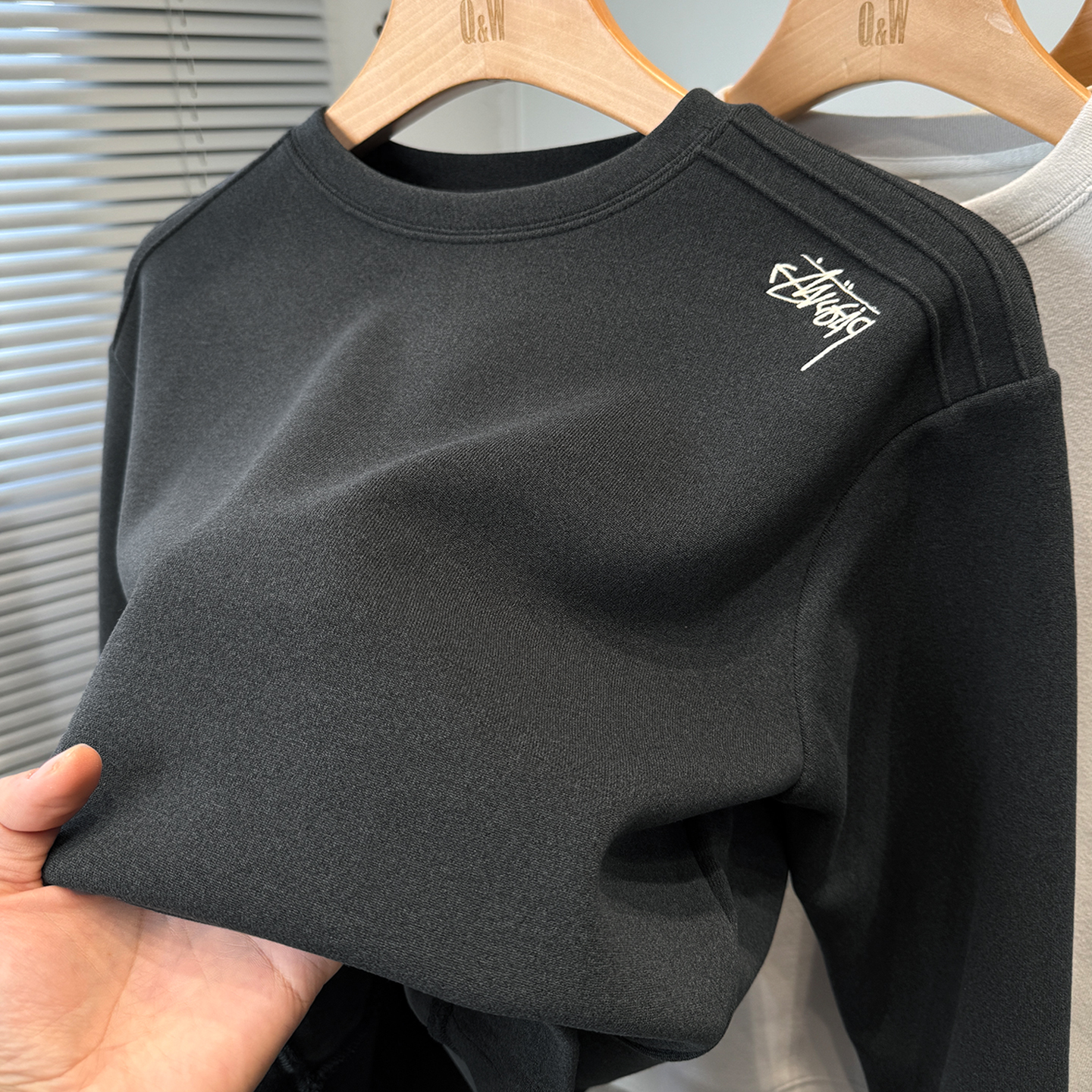 签名版卫衣男加绒加厚