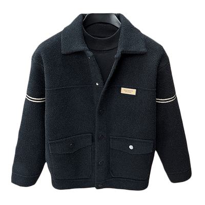 短款秋冬季商务休闲毛呢大衣