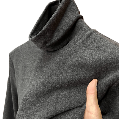 纯色百搭磨毛双面绒德绒t恤