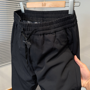 90%鹅绒羽绒裤男款外穿冬季加厚休闲裤男士束脚裤保暖棉裤松紧腰