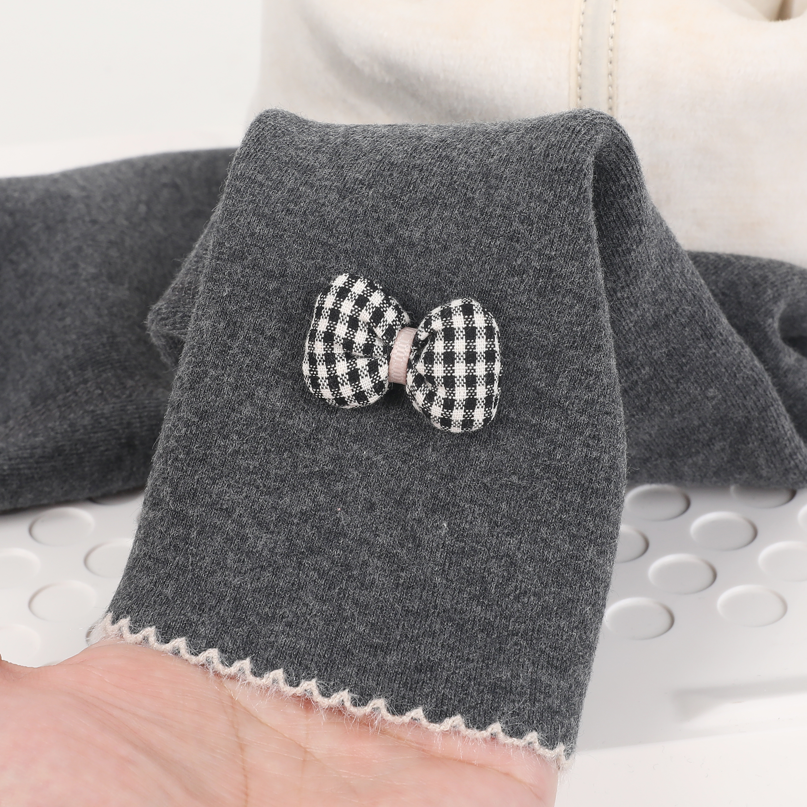 女童打底裤秋冬加绒加厚外穿桑蚕丝一体绒纯棉儿童打底裤宝宝裤子