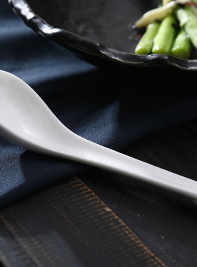 DXC北欧小汤勺家用陶瓷勺子套装匙羹喝汤调羹可爱厨房用品