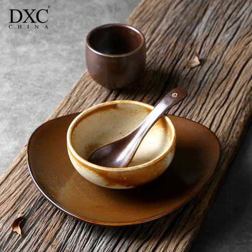 DXC个性餐厅摆台餐具四件套