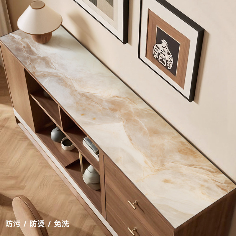 餐边柜垫保护台面玄关柜桌面垫子鞋柜垫防水免洗茶几电视柜桌布垫