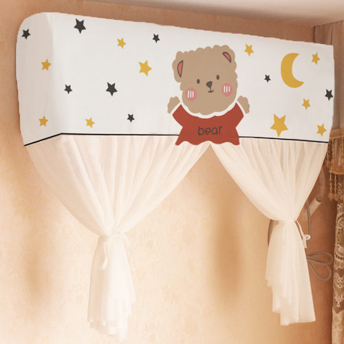 双层美人纱月子空调防尘罩挡风帘