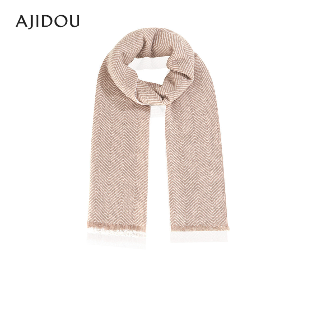 阿吉豆配饰女款柔软丝巾复古围巾