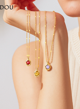 阿吉豆项链女时尚气质颈链锁骨链