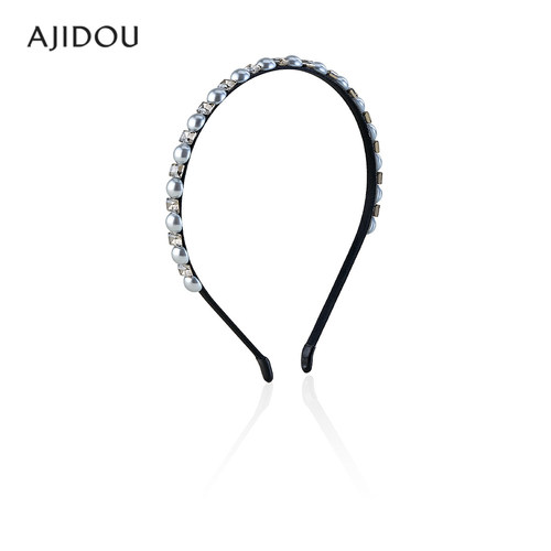 阿吉豆发箍女新款水晶串饰头箍