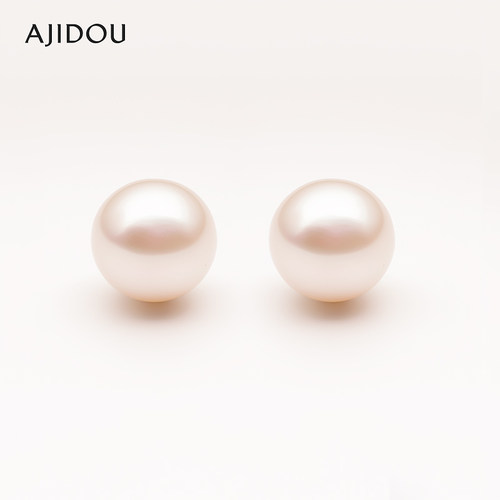 阿吉豆耳钉珍珠耳环轻奢耳钉