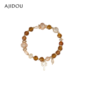 串珠轻奢手串精致手环 水晶线下专柜同款 AJIDOU阿吉豆手链女款 时尚