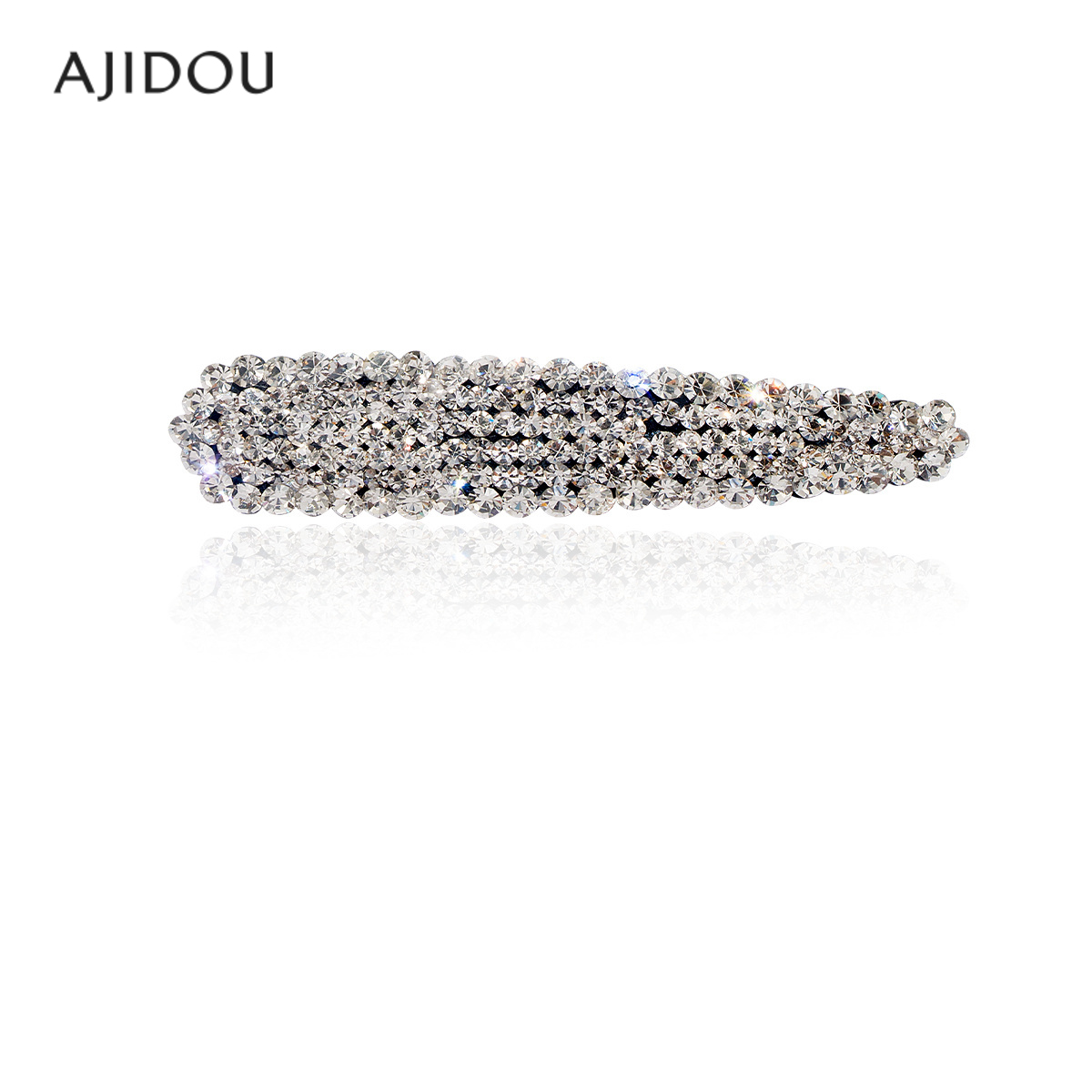 AJIDOU阿吉豆发饰女款银色侧边夹