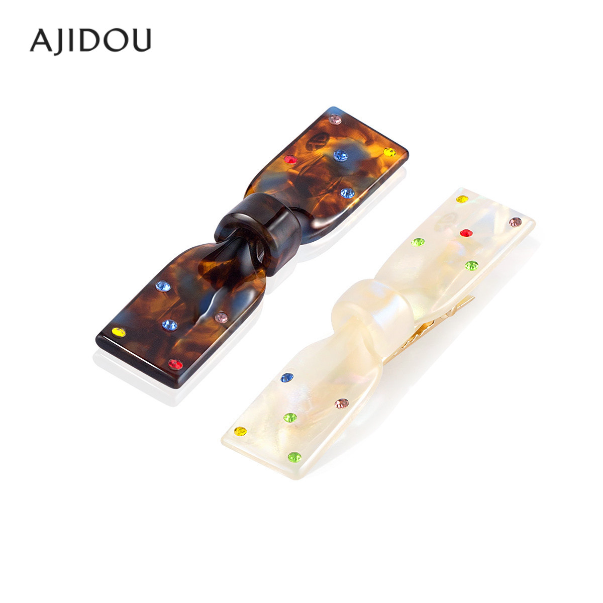 AJIDOU阿吉豆糖果发夹醋酸板材发饰蝴蝶结鸭嘴夹刘海夹侧边夹发夹,饰品/流行首饰/时尚饰品新,发饰,淘宝优惠券,粉丝福利购,淘宝优惠卷