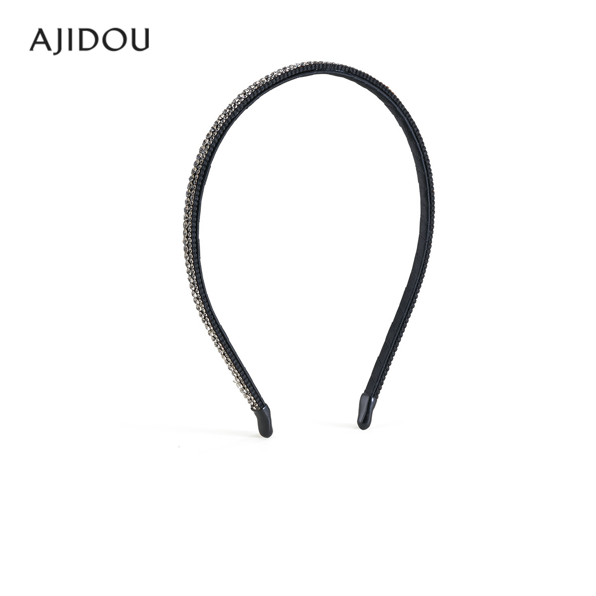 阿吉豆发箍新款水钻轻奢滑头箍