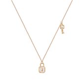 AJIDOU阿吉豆项链女情锁时尚 颈链情人节礼物送友颈链锁骨链