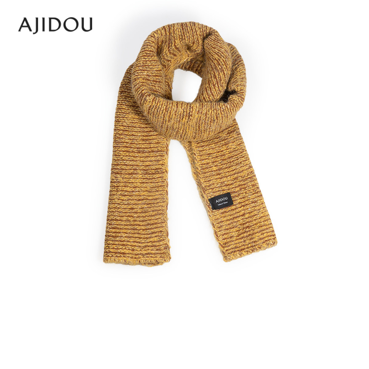 AJIDOU阿吉豆围巾黄色女冬季保暖防风加厚毛绒围脖韩版百搭披肩女,服饰配件/皮带/帽子/围巾,围巾/丝巾/披肩,淘宝优惠券,粉丝福利购,淘宝优惠卷