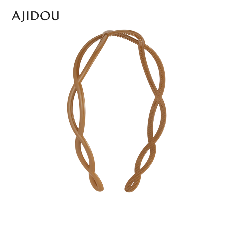 AJIDOU阿吉豆简约发箍头箍多层叠戴设计细发箍时尚发饰