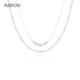 AJIDOU阿吉豆项链女气泡珍珠双层小众轻奢设计感短链锁骨链毛衣链