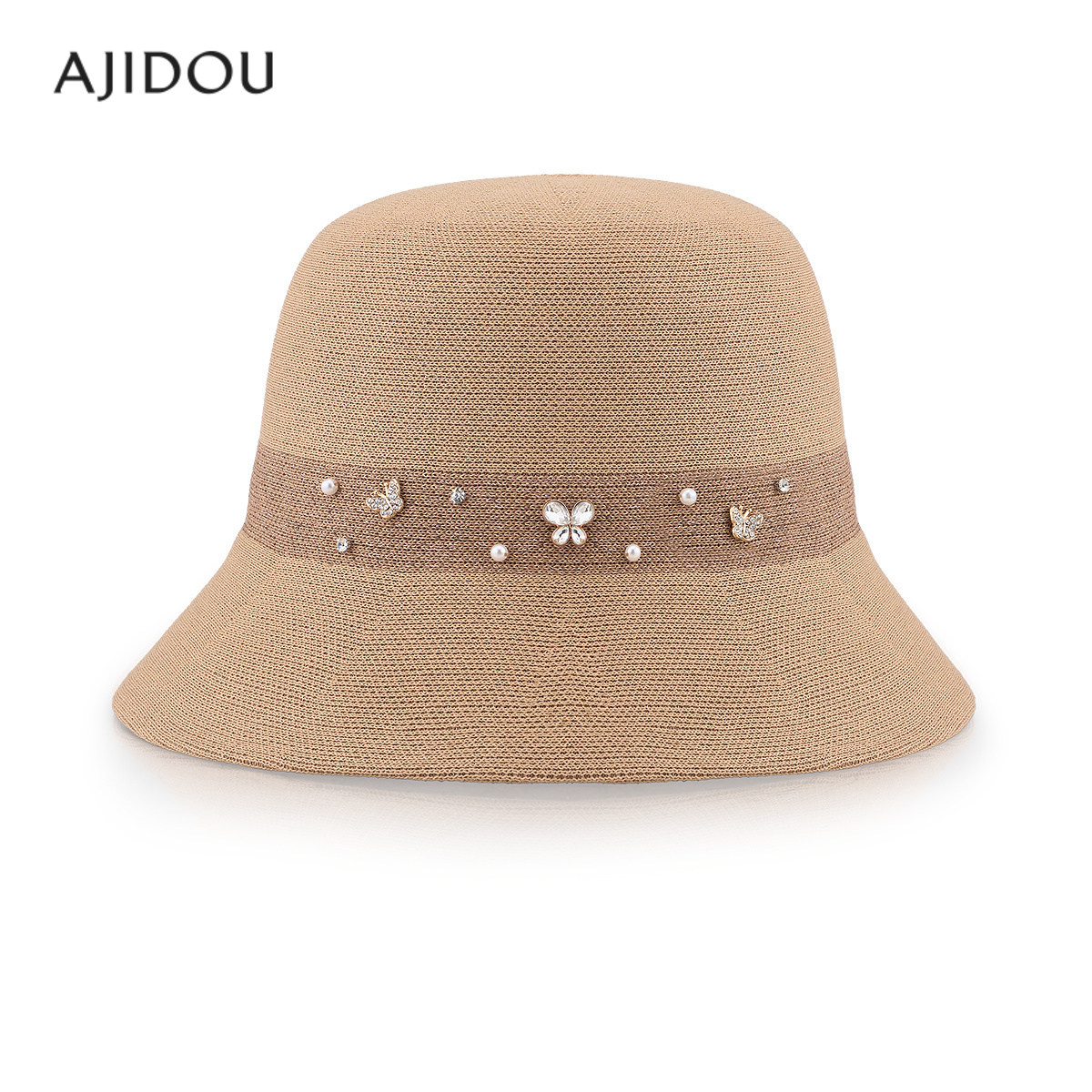 AJIDOU阿吉豆女帽子复古潮流遮阳渔夫帽时尚潮流大帽檐气质防晒帽,服饰配件/皮带/帽子/围巾,帽子,淘宝优惠券,粉丝福利购,淘宝优惠卷