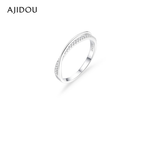 AJIDOU阿吉豆戒指女款S925银指环
