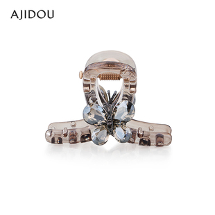 潮流发夹轻奢高级头饰 小抓夹时尚 AJIDOU阿吉豆女款 发饰仿水晶时尚