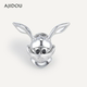 AJIDOU阿吉豆兔子骑士系列潮酷胸针小众饰品高端精致配饰别针配饰