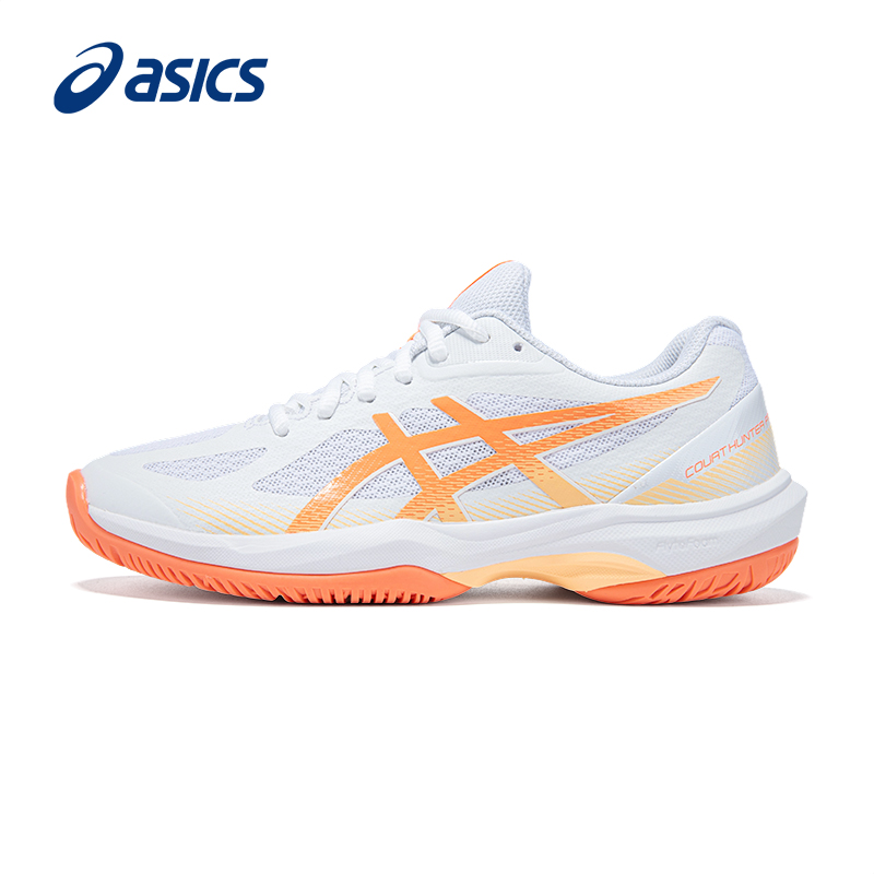 ASICS亚瑟士羽毛球鞋女鞋运动鞋COURT HUNTER FF透气综合健身球鞋