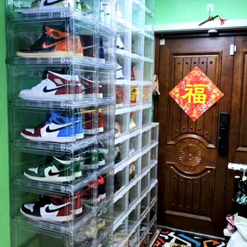 防氧化鞋盒收纳盒透明全亚克力