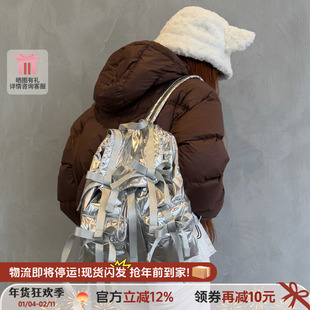 【吴昕同款】casselini蝴蝶结双肩包大容量通勤背包时尚休闲书包