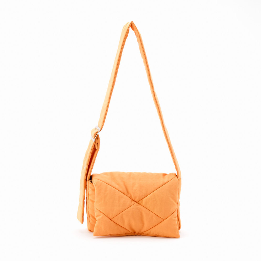 【4折福利】casselini单肩斜挎尼龙日式菱格通勤小众小个子女包