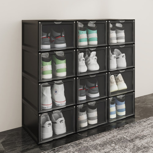 正浦鞋盒侧开展示鞋墙纯硬塑料