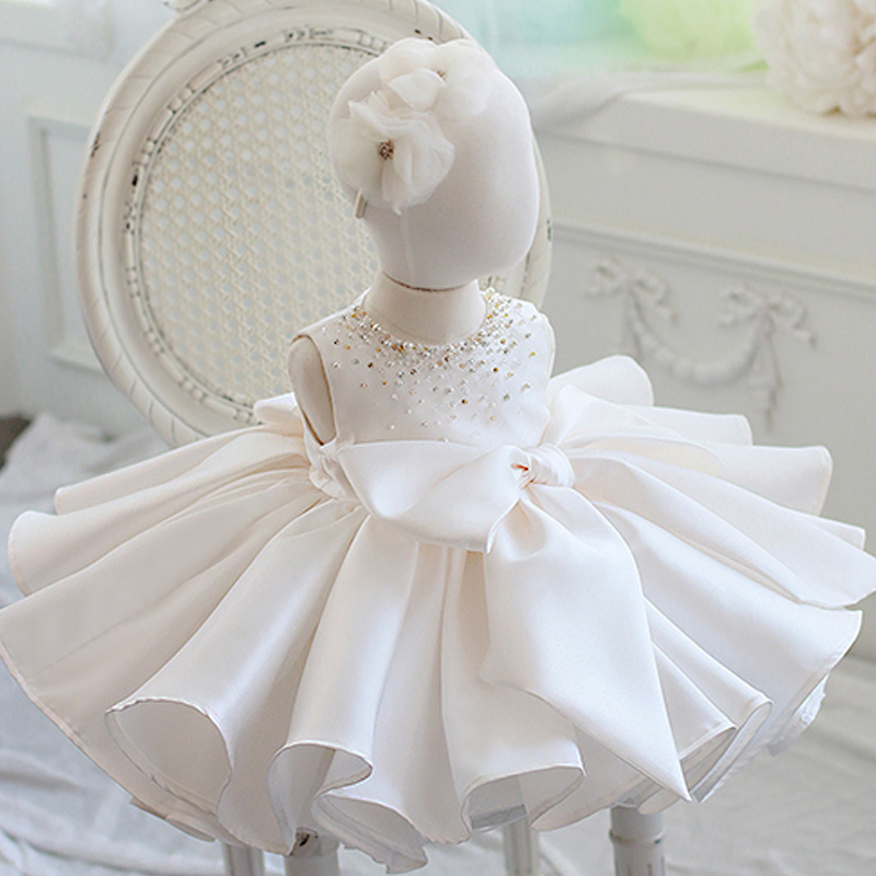 女童周岁宴礼服抓周公主裙