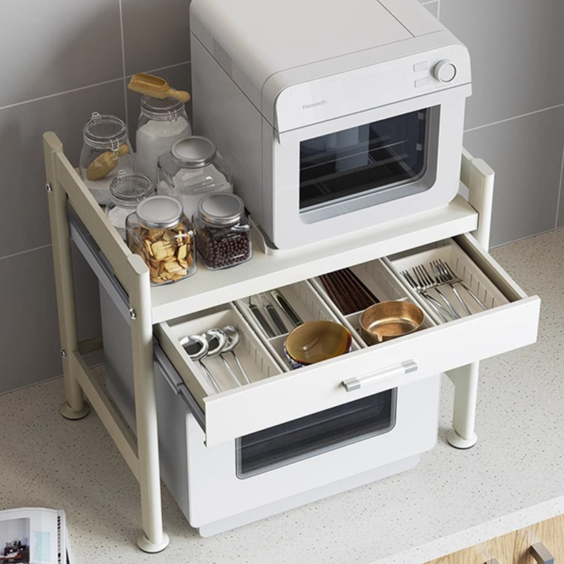 加厚加粗厨房微波炉置物架