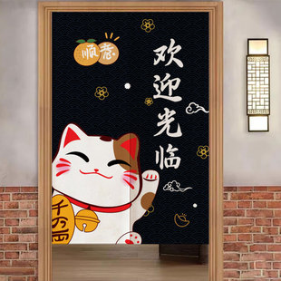 厨房门帘后厨专用半帘餐饮饭店布帘包间隔断帘防油店铺商用卫生间