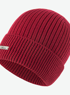 TFO 美利奴羊毛针织帽秋冬舒适保暖防风护耳帽子防寒运动帽毛线帽