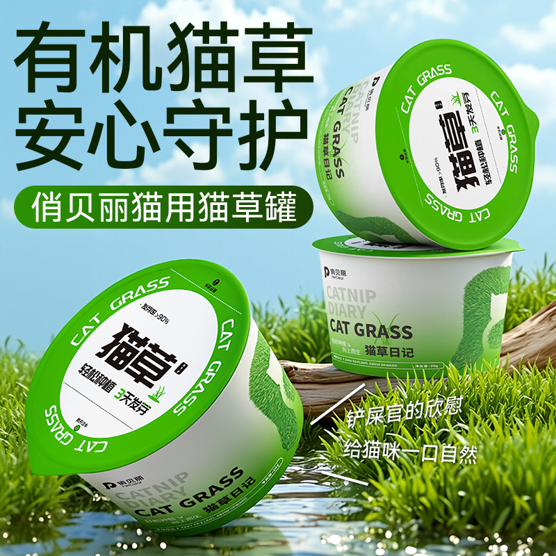 【毛球克星】猫草盆栽种植猫草