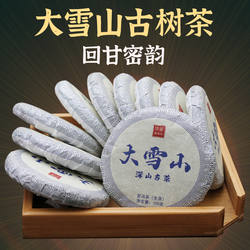 100克生饼顶普茶叶云南普洱茶生茶饼2023年勐库大雪山古树茶回甘