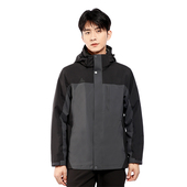 悍途男装 可拆卸三合一登山服户外保暖情侣外套 冲锋衣男秋冬新款