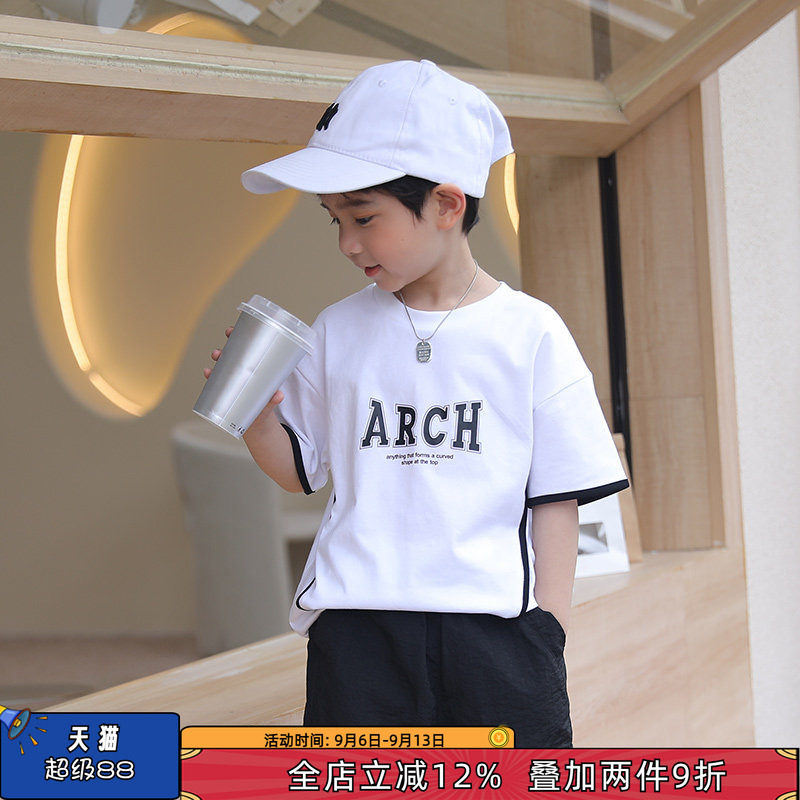 波波龙圆领休闲短袖全棉纯色T恤图片