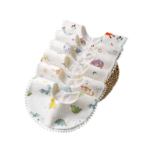 numbera婴儿口水巾冬夏季薄款宝宝防吐奶围嘴纯棉防水新生儿围兜