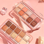 伊诗婷花园十色眼影盘高级妆容大地色通勤出游百搭妆容不飞粉