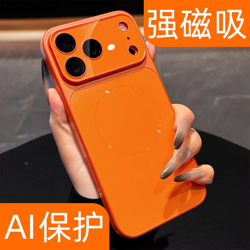 适用苹果17Promax手机壳新款iPhone17Pro镜头全包防摔创意高级感16一体相机按键全包星宇橙轻奢15小众情侣女