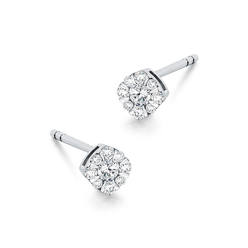 HIVENGI18K白金女友单只耳饰