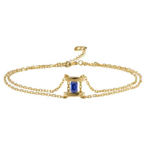 HIVENGI海梵纪18k黄金蓝宝石手链