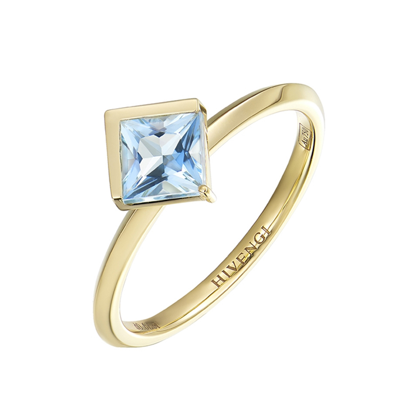 HIVENGI/海梵纪天然蓝宝石戒指