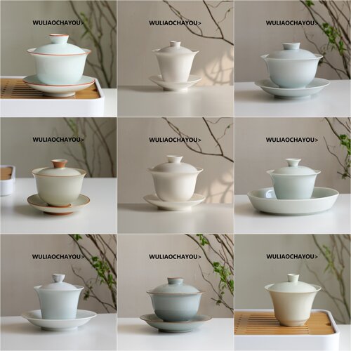 盖碗茶杯正品库存微瑕特价处理
