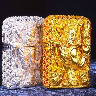 ZORRO佐罗不动明王煤油打火机男士正品重盔甲防风个性送男友礼物
