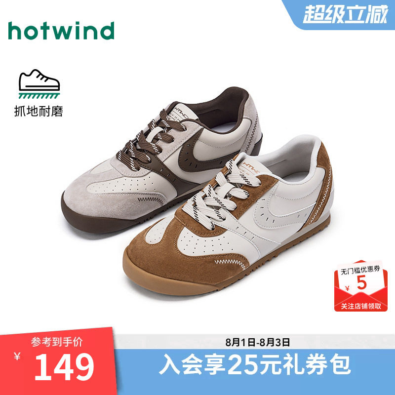 热风2025年秋季新款女士时尚休闲鞋H11W26512 - 实物图